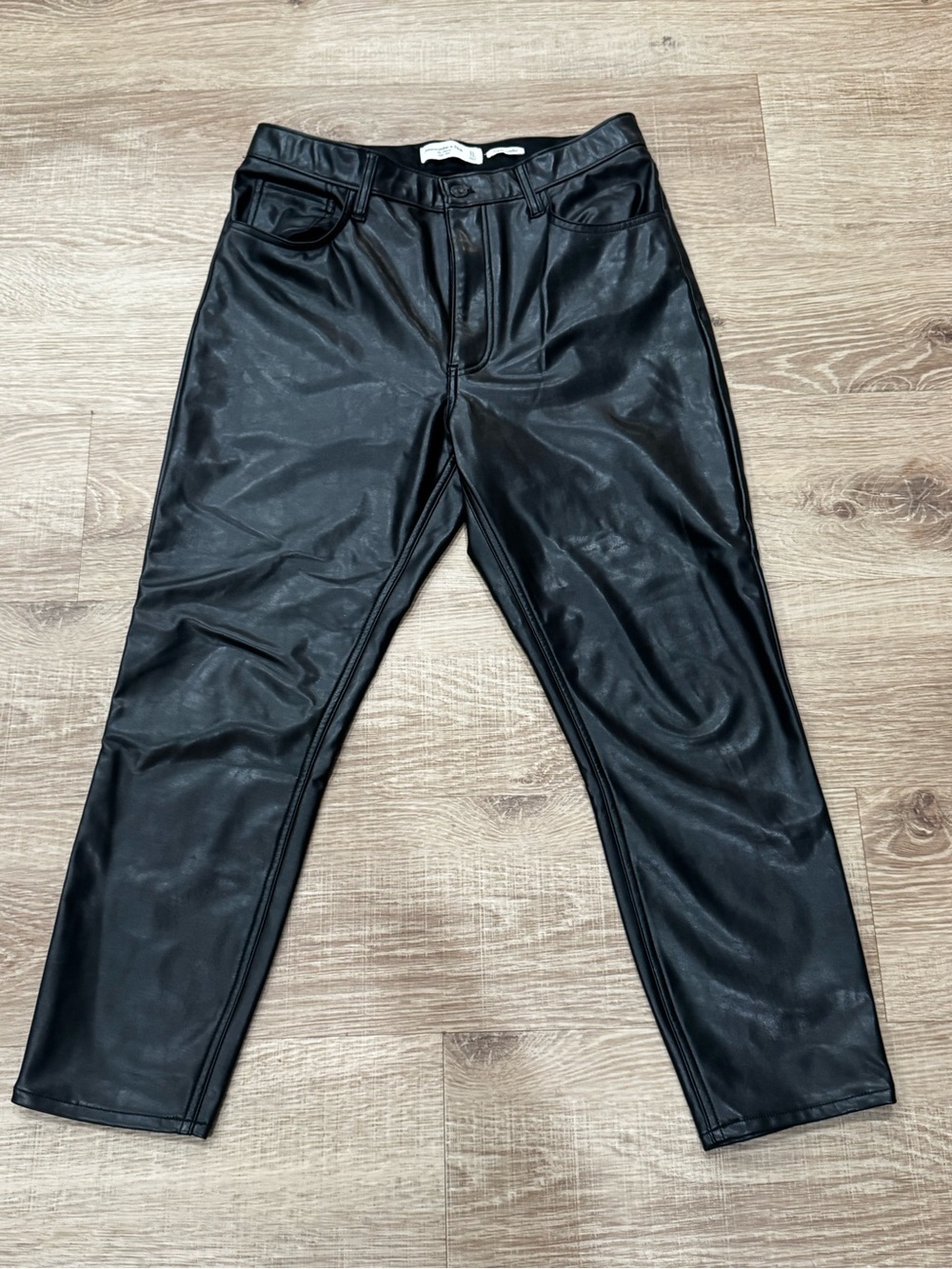 Abercrombie & Fitch The Skinny High Rise Vegan Leather Pants 31/12s